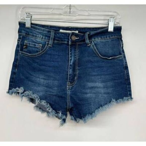 KanCan Womens Cutoff Jean Shorts - Picture 1 of 5